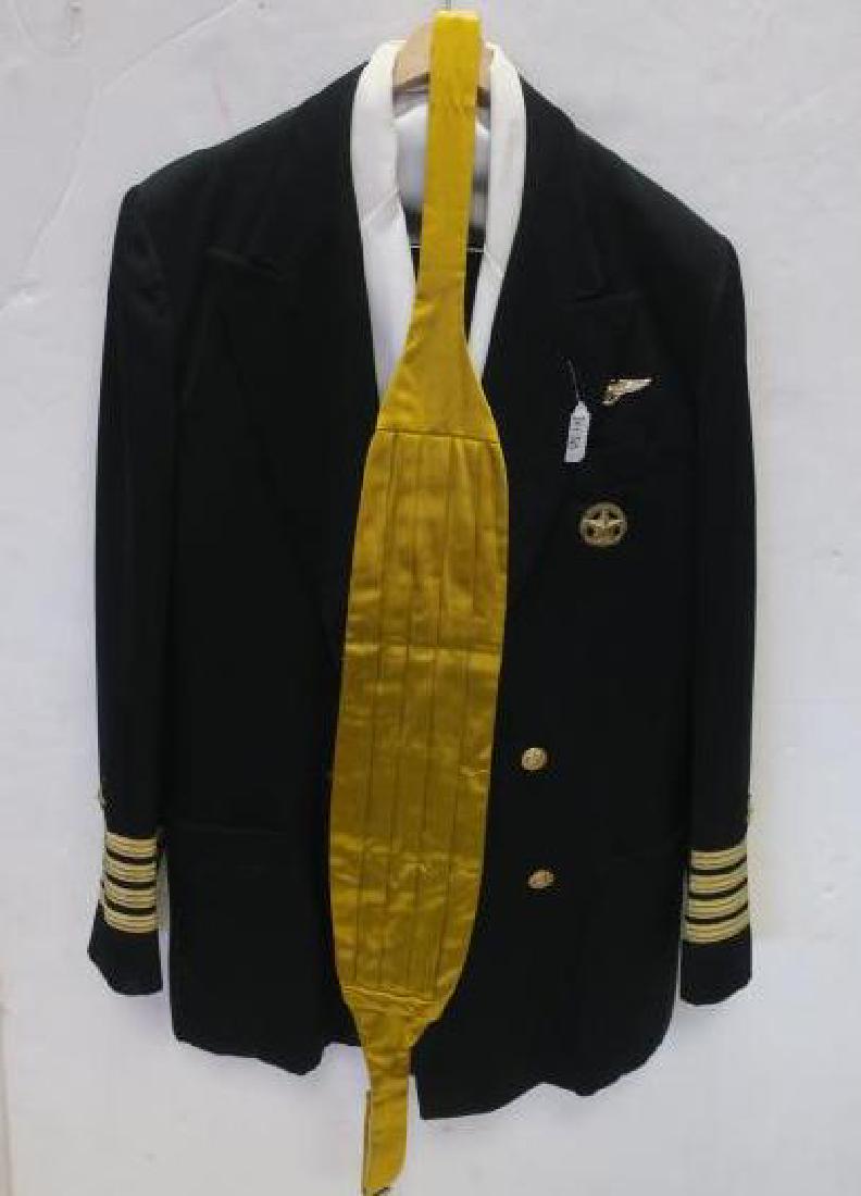 Navy Captain's Mess Dress Uniforms Blue and White