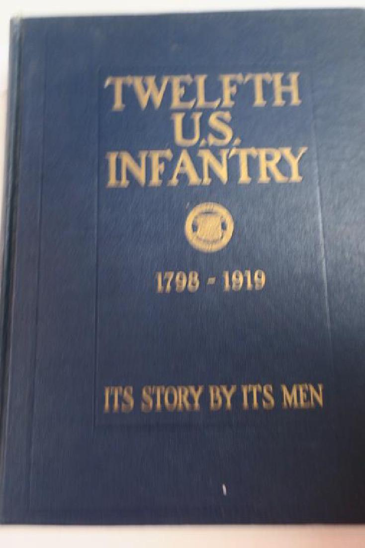 World War I History of 12th US INFANTRY BY ITS MEN:: World War I History of 12th US INFANTRY BY ITS MEN: Published in 1919 Details History of Regiment in France during World War I, Photographs, Cartoons, History and Stories of Each Company in Battle and