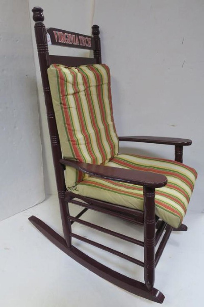 Virginia Tech Cracker Barrel Rocking Chair: