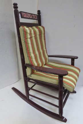 Eames C 1970 S Rar Rocker W Girard Upholstery Virginia Tech Er Barrel Rocking Chair