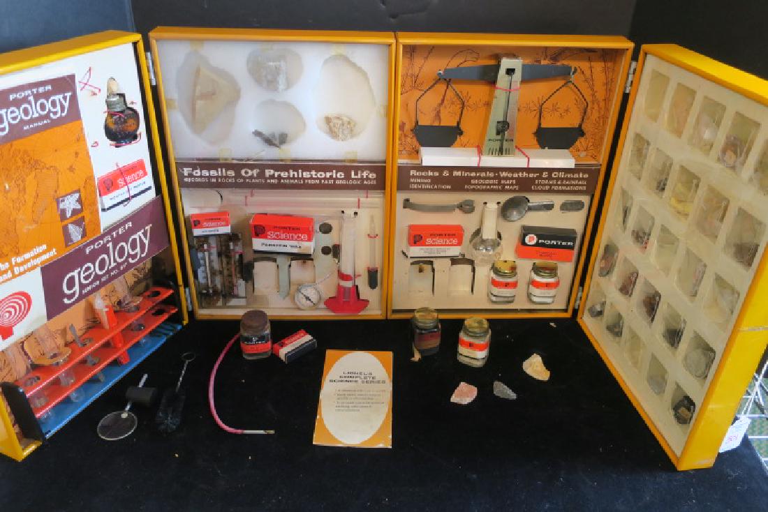 PORTER Geology, GEOLOGY SENIOR LAB 817 in Metal Case:: PORTER Geology, GEOLOGY SENIOR LAB 817 in Metal Case: Science Kit For the Geology Student, 25 Rocks to Identify, Four Fossils, Dozens of Experiments to Perform, Balance Scale Test Tubes and Thermomete