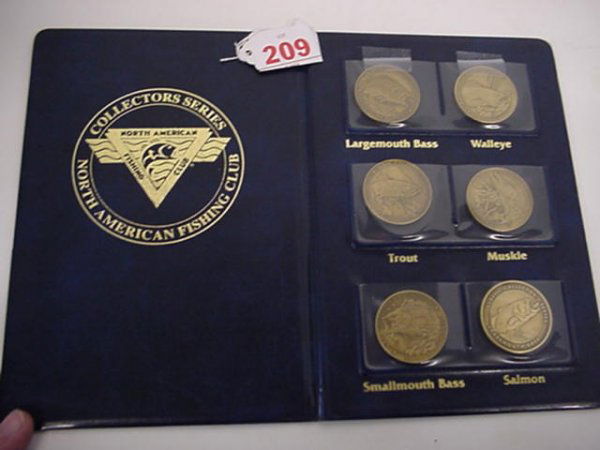 in fisherman classic collectors series largemouth bass coin in fisherman classic collectors series largemouth bass coin