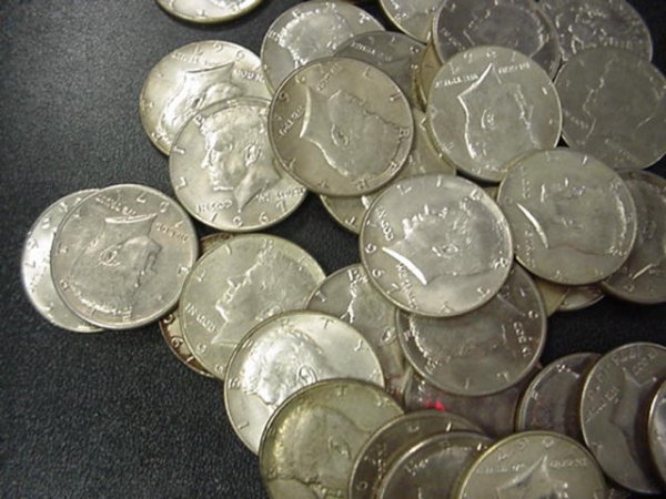 40 US Kennedy Half Dollar Coins: - 2