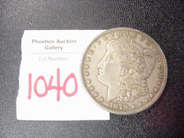 US Morgan Silver Dollar 1879 S
