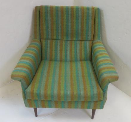 THAYER COGGIN MILO BAUGHMAN Arm Chair:: THAYER COGGIN MILO BAUGHMAN Arm Chair: Made by James Inc., NC, Circa 1960's. Milo Was Leading Modern Designer for Thayer From 1953-2003. Both in Furniture Hall of Fame. This Lounge Chair was Made in P