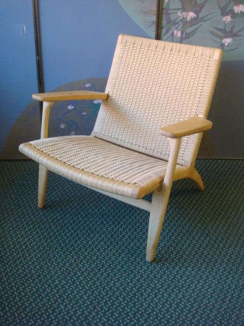 HANS WEGNER, CH25 OAK FRAME ARM CHAIR for Karl Hansen:: HANS WEGNER, CH25 OAK FRAME ARM CHAIR for Karl Hansen: WEGNER (1914-2007) a Master of Mid Century Modern Design First Designed this Chair in 1950. the Special Leg Profile is the Chairs most Distinctiv