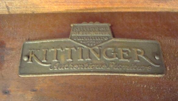 KITTINGER Tray Top CW Reproduction Tea Table - 2