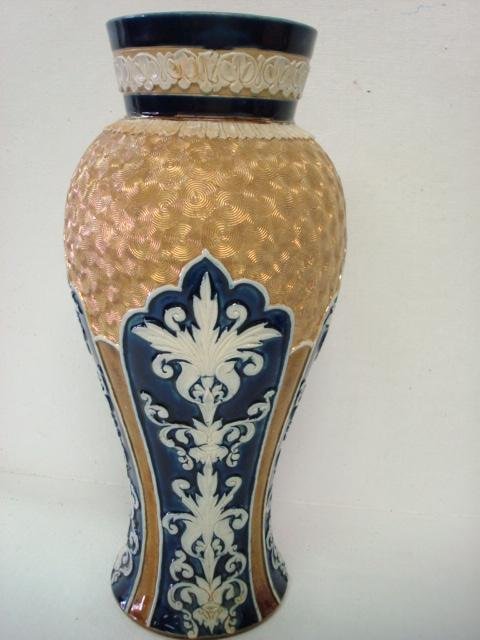 Striking Pair of ROYAL DOULTON LAMBETH Vases - 2
