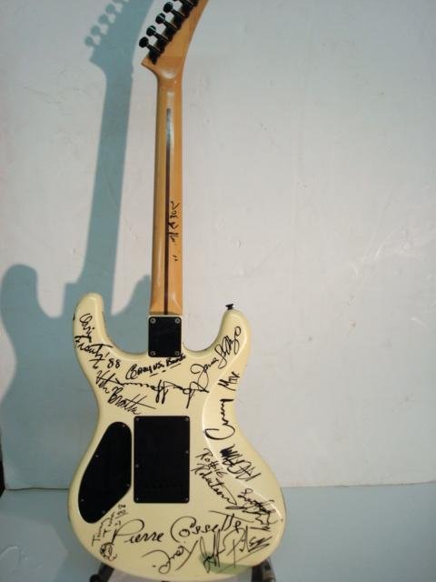 ROBIN Handmade Electric Guitar Signed by 37 Artis - 5