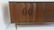 Cherry Mid-Century Modern Long Dresser & End Table: - 4
