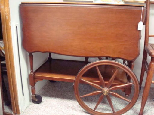 23 Imperial Furniture Mahogany Drop Leaf Tea Cart Oct 19 2008