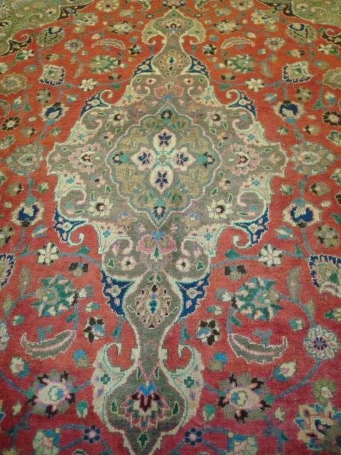 Hand Loomed Wool Tabriz Persian Rug - 2