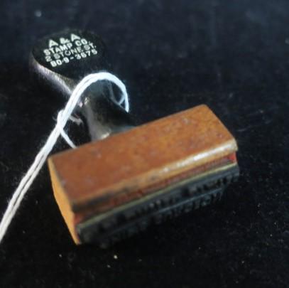 Rubber Stamp, ss UNITED STATES, SHIPS SURGEON:: Rubber Stamp, ss UNITED STATES, SHIPS SURGEON: From the collection of the ss UNITED STATES Ship's Surgeon. (100-200)