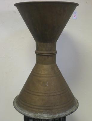 Vintage Gaboon/Spittoon From Coffee Cupping House:: Vintage Gaboon/Spittoon From Coffee Cupping House: Used to Observe the Taste(5 Criteria), Aroma(18) and Body(2) of Brewed Coffee by Q Graders (Professional Tasters) by Sniffing and Slurping. Sipped Co