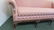 Fine Vintage Camel Back Chippendale Style Sofa: - 2