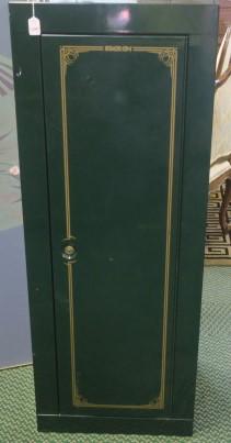 STACK-ON METAL GUN SAFE:: STACK-ON METAL GUN SAFE: Key Lock, Alarm with Internal Gun Stacking Fixtures. 55" x 21" x 18". Screws to Floor or Wall. (200-400)
