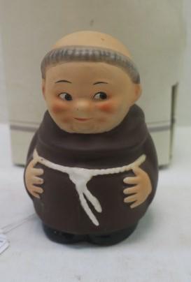 Rare GOEBEL Brown FRIAR TUCK Razorblade Keeper:: Rare GOEBEL Brown FRIAR TUCK Razorblade Keeper: No Mark, in Original Packaging. (100-200)