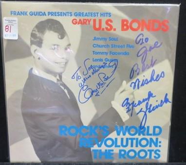 GARY US BONDS & FRANK GUIDA Autographed Greatest Hits:: GARY US BONDS & FRANK GUIDA Autographed Greatest Hits: Frank Guida Created the NORFOLK SOUND in his Ghent Studio and Norfolk's Gary US Bonds was his Biggest Talent. Autographed by Both TO JOE Gary's G