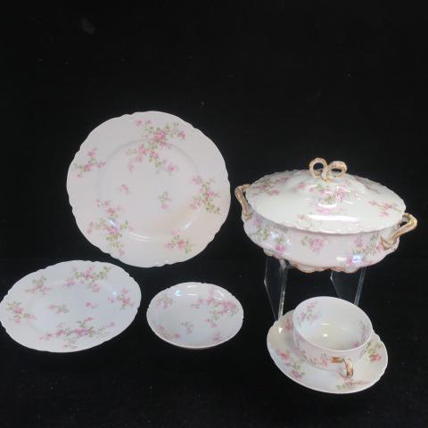 HAVILAND & CO Dinnerware, Made in France. 59 Pcs: (1 of 6)