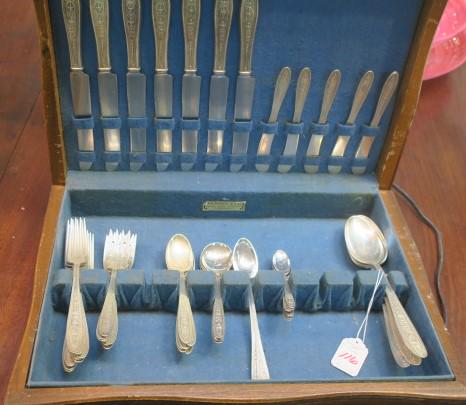 INTERNATIONAL "Wedgwood" Sterling Silver Flatware: (1 of 3)