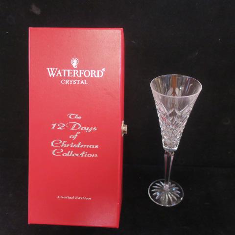 Two WATERFORD Christmas Collection 2006 Flutes: (1 of 4)