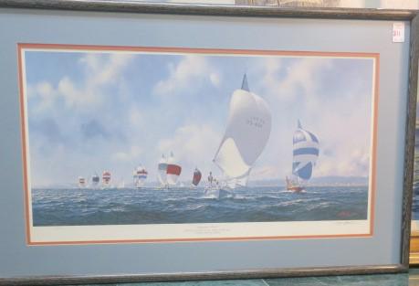 JOHN M. BARBER, SPINNAKER REACH, S/N Print 119/950: (1 of 4)