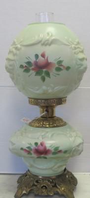 Victorian Style Gone With the Wind Electric Lamp: (1 of 4)