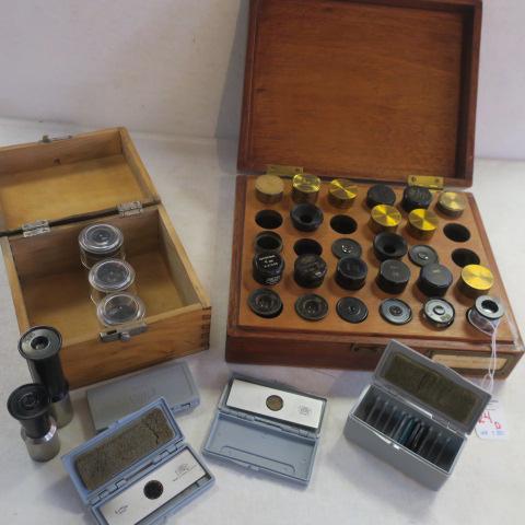 Collection of 20+ CARL ZEISS Microscope Lenses, Etc.: (1 of 4)