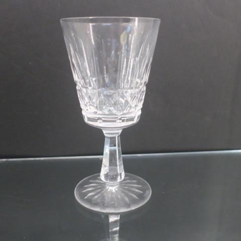 Twelve WATERFORD "Kylemore" Crystal Water Goblets:: Twelve WATERFORD "Kylemore" Crystal Water Goblets: Criss Cross and Vertical Cuts with Star Cut Foot. 6 3/4"T. One with Rim Chip. (400-600)