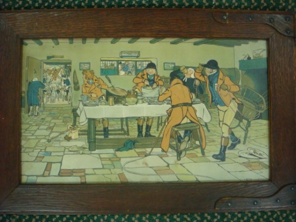 CECIL ALDIN Fallowfield Hunt Chromolithograph Print: CECIL ALDIN Fallowfield Hunt Chromolithograph Print: Printed Signature in Plate Lower Right. British Sporting Artist and Illustrator, 1870-1935. 14 1/2" X 23 3/4" Paper, Series of 6 Published by Lawre