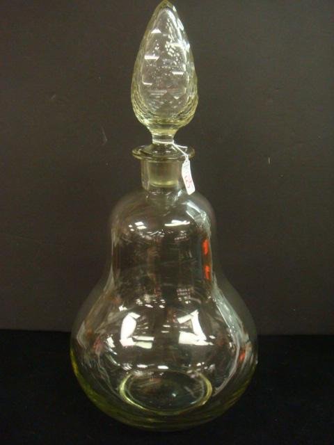 Large Blown Glass Store Display Perfume Bottle
