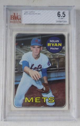 1969 TOPPS #533 NOLAN RYAN GRADED 6.5: (1 of 3)