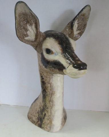 LLADRO, "FAWN HEAD" by JUAN HUERTA, 1971: (1 of 5)