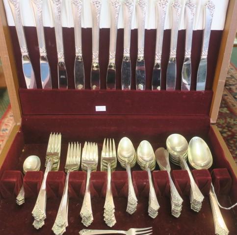 HEIRLOOM Sterling "Damask Rose" Service for 12+: (1 of 3)
