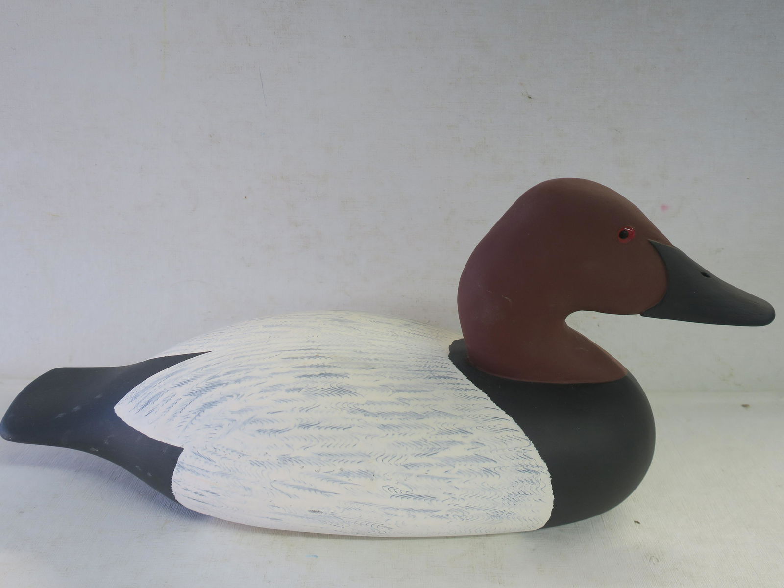 CANVAS BACK DRAKE, by NICK SAPONE, WANCHESE NC: (1 of 2)