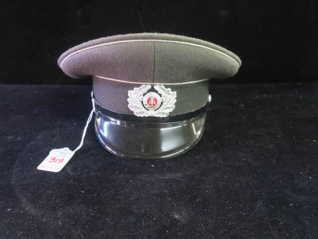East German Military Uniform Peaked Hat: (1 of 3)