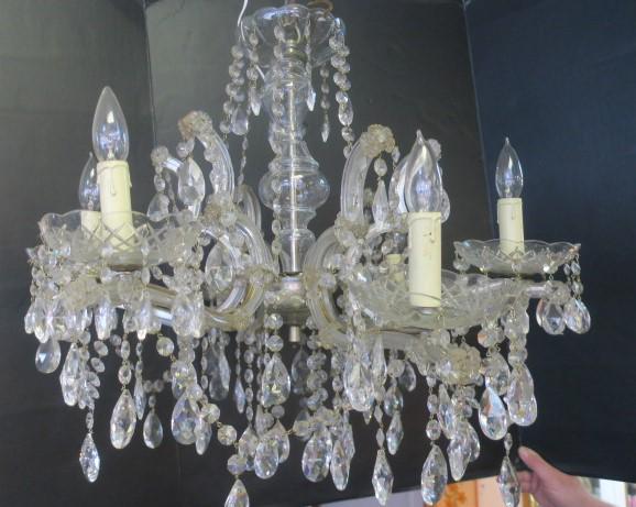ENDLER Austrian Crystal Maria Theresa Chandelier: Six (1 of 3)