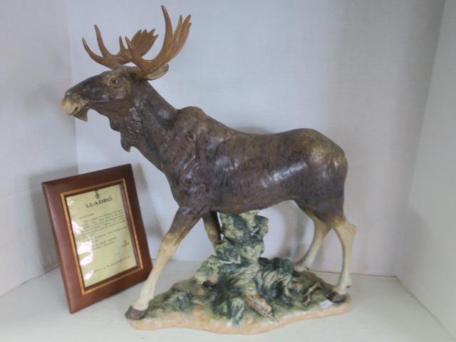 LLADRO, "MOOSE" by SALVADOR FURIO, 1982, 16/500: Gres (1 of 6)