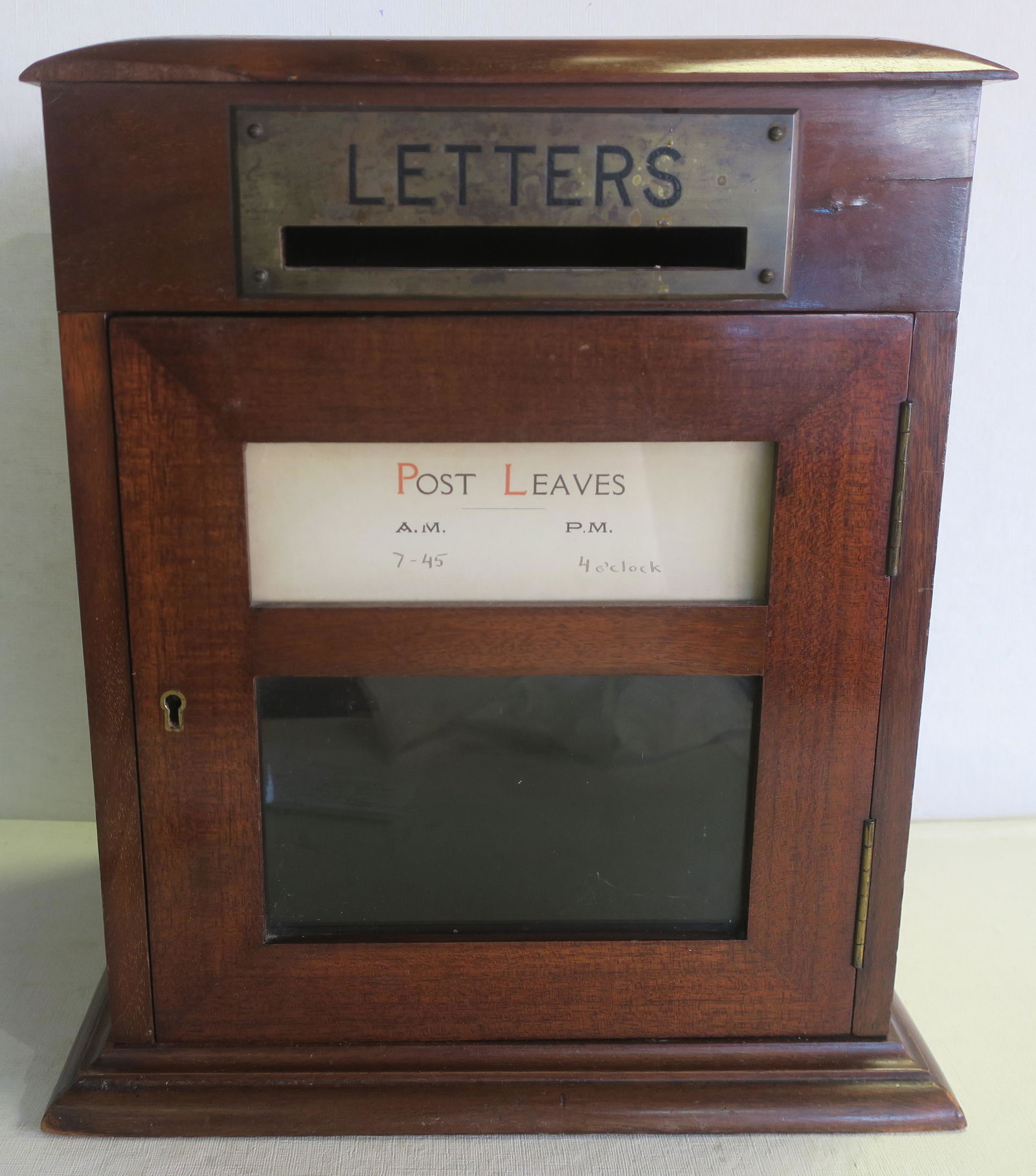 Antique Early 20th Century Edwardian Post Box: (1 of 4)