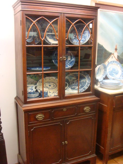 15 1930 S Mahogany Duncan Phyfe Small China Cabinet Mar 21