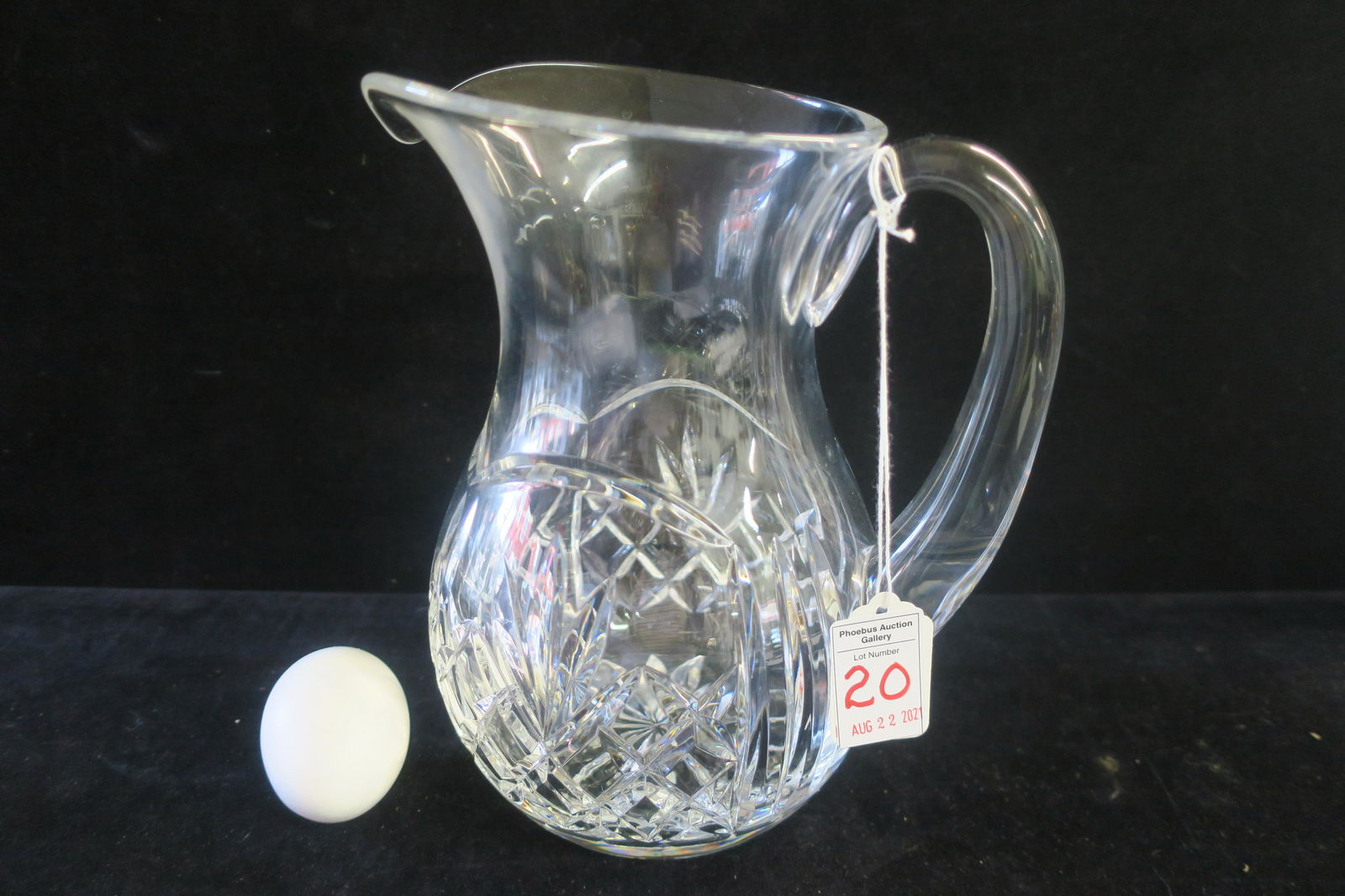 WATERFORD Water Pitcher: (1 of 3)