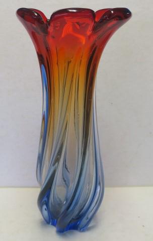 MAURANO SEGURO SAMMERSO Three Color Vase: (1 of 4)