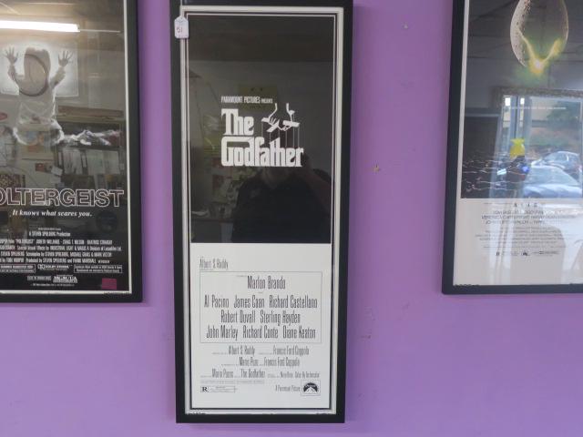 Framed Original Movie Insert Poster "THE GODFATHER": (1 of 4)