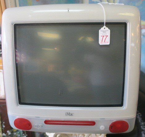 APPLE Ruby Red iMac DV Computer Model #M5521: (1 of 4)