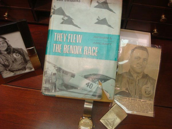 1957 Bendix Trophy Race Rolex Watch & Lighter: Bendix Trophy Rolex Watch & Lighter 1957 Race: Rolex Oyster Perpetual Officially Certified Chronometer Engraved on Reverse "Martin O Detlie Pilot Convair F-102A 1957 Bendix Throphy Race Chicago-Washin