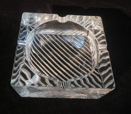 Solid Fine Clear Crystal Candy Bowl with Stripes: (1 of 4)