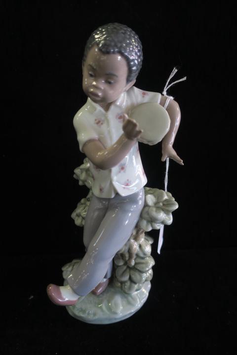 LLADRO BLACK LEGACY COLLECTION; "BONGO BEAT": (1 of 4)