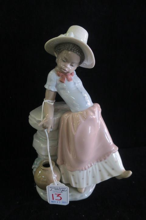 LLADRO BLACK LEGACY COLLECTION; "A STEP IN TIME": (1 of 3)