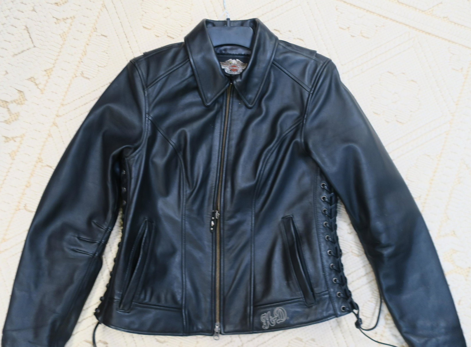 Woman's Leather Harley-Davidson Jacket: (1 of 5)