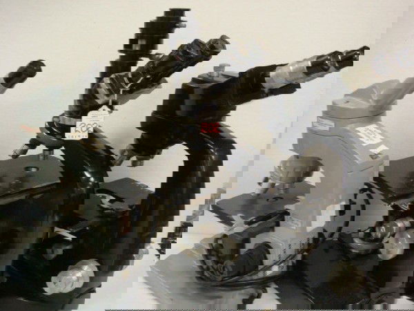 3 Commercial Grade Microscopes: 3 Commercial Grade Microscopes: American Optical Corp. 160 Single Lens. Kogaku Tokyo with Nikon Lens and Bausch and Lomb. (200-300)